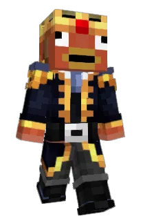 Front of Josegan's skin