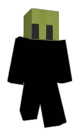 black and sycamore Minecraft skin — Classic model — first worn by Tamariiiiii