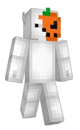white and silver Minecraft skin — Classic model — first worn by xSzymiks