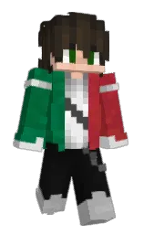 Vnted's Minecraft skin wearing the Migrator cape