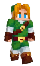 forest green and jewel Minecraft skin — Classic model — first worn by FleetwayGaming1