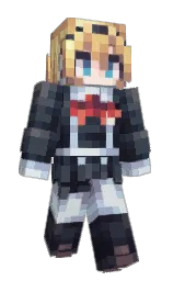 ebony clay and limed spruce Minecraft skin — Slim model — first worn by D_P_L