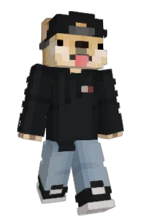 Front of HarmfulDogBob's skin