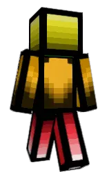black and fuel yellow Minecraft skin — Classic model