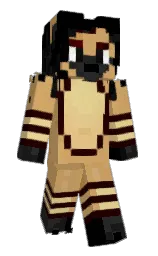 black and whiskey Minecraft skin — Slim model
