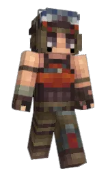 Vanoos78's Minecraft skin wearing the Migrator cape