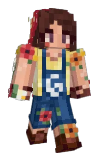 Front of LeAnini's skin