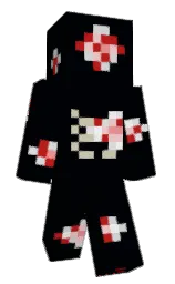blue charcoal and thunderbird Minecraft skin — Classic model