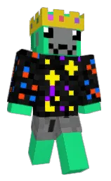 peanut7ak's Minecraft skin wearing the Pan cape