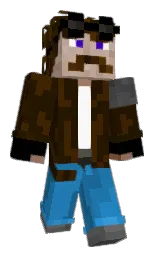 Minecraft-Skin in nero und cola — Modell: Klassisch — zuerst getragen von MateMarki