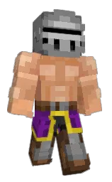 Infernium's Minecraft skin wearing the Founder's cape