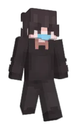 A_uwu_3567's Minecraft skin wearing the Aurora cape