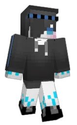 white and tundora Minecraft skin — Slim model