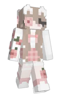 Front of cheekixo's skin