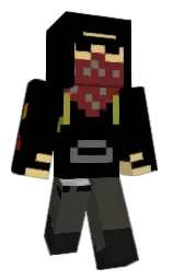 Demonartes's Minecraft skin wearing the Migrator cape