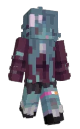 Bugabye's Minecraft skin wearing the Copper cape
