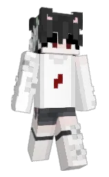 white and mine shaft Minecraft skin — Slim model — first worn by itzkaz3
