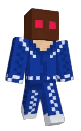 Gamerwu's Minecraft skin wearing the Purple Heart cape