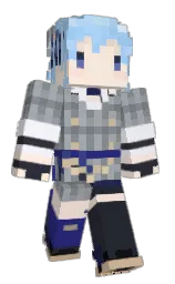 train2021's Minecraft skin wearing the 15th Anniversary cape