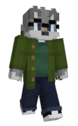 Loganator404's Minecraft skin wearing the Migrator cape