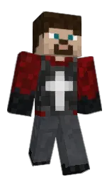 Enprougher's Minecraft skin wearing the Migrator cape