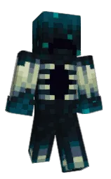 bunker and teal blue Minecraft skin — Classic model — first worn by Ramicm
