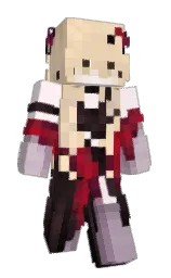 lavender blush and cocoa brown Minecraft skin — Slim model — first worn by Karlyy_