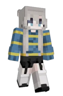 Front of reyteal's skin
