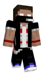 sandal and black Minecraft skin — Classic model