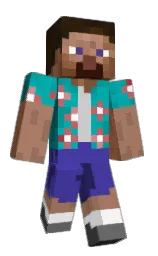 DaZombieChild's Minecraft skin wearing the Migrator cape