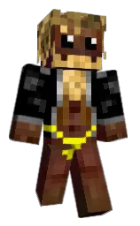 black and boulder Minecraft skin — Classic model