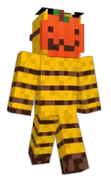 amber and sambuca Minecraft skin — Classic model — first worn by Lolmanane
