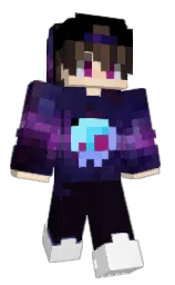 Overrekt's Minecraft skin wearing the Migrator cape