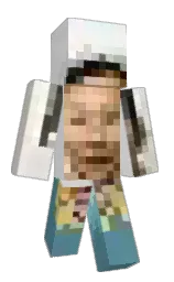 alabaster and white Minecraft skin — Classic model