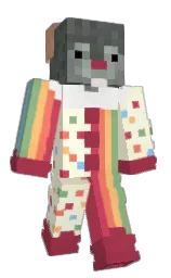 travertine and night shadz Minecraft skin — Classic model — first worn by TheWanderingRat