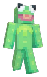 pastel green and emerald Minecraft skin — Slim model — first worn by _Nikolovski