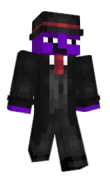 cod gray and purple Minecraft skin — Classic model