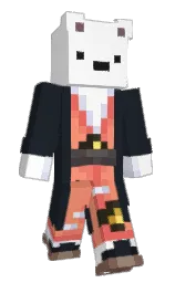 RequiemNoctyn's Minecraft skin wearing the Migrator cape