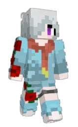 bridesmaid and cornflower Minecraft skin — Slim model — first worn by OnIon_Dot