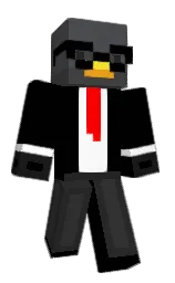 black and abbey Minecraft skin — Classic model