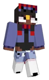 TemmBox's Minecraft skin wearing the Cherry Blossom cape