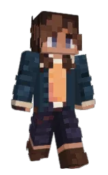 pickled bluewood and antique brass Minecraft skin — Slim model — first worn by Tony_Tea