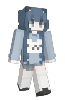 Front of Mantenida's skin