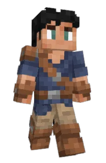 Front of Cloutti's skin