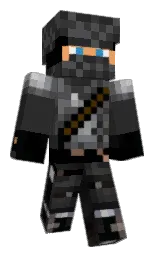 black and mine shaft Minecraft skin — Classic model