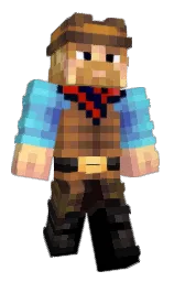 black and sepia skin Minecraft skin — Classic model — first worn by BumbleBray1