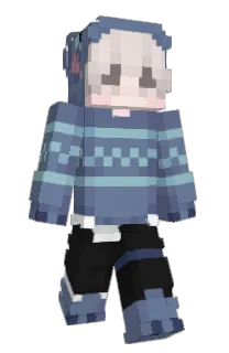 Front of ptide's skin