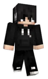 black and mandys pink Minecraft skin — Classic model — first worn by Honmono12