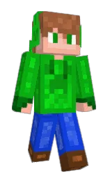 ARPC's Minecraft skin wearing the Builder cape