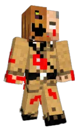 black and desert Minecraft skin — Classic model